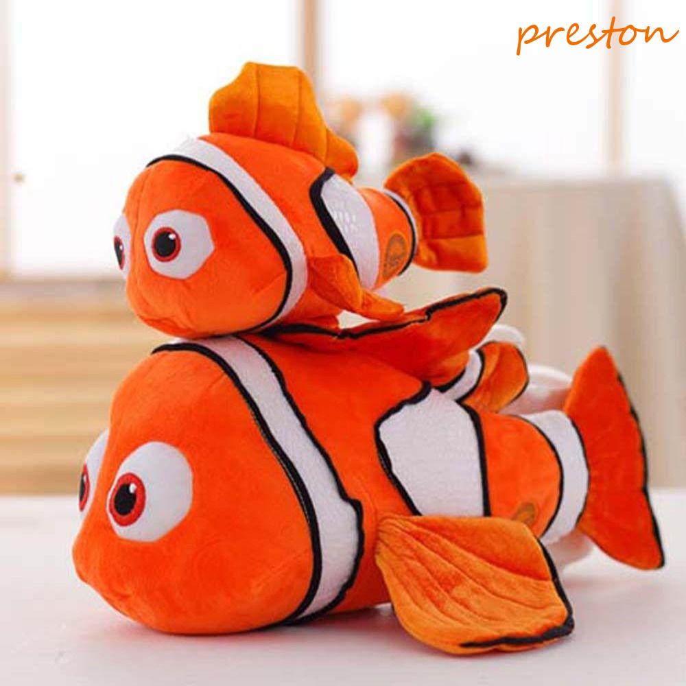 Preston Nemo ของเล่นตุ๊กตาสําหรับเด็กของเล่น Dory Marlin Nemo ของเล่นตุ๊กตานุ่มของเล่นตุ๊กตาตุ๊กตาอะ