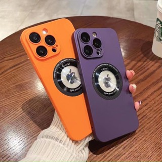 เคสโทรศัพท์มือถือแบบแข็ง ผิวด้าน บางมาก พร้อมแหวนแม่เหล็ก หรูหรา สําหรับ IPhone 14 13 12 Pro Max 14 Plus