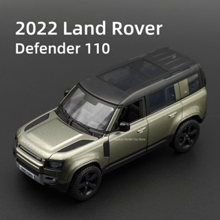 Bburago โมเดลรถยนต์ 1:25 2022 Land Rover Defender 110 ของเล่นสําหรับเด็ก