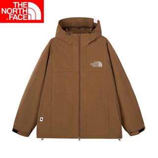 (Ready Stock） The North Face เสื้อแจ็กเก็ตกันฝน มีฮู้ด กันน้ํา ระบายอากาศ พลัสไซซ์ สําหรับขี่จักรยานกลางแจ้ง ทุกเพศ