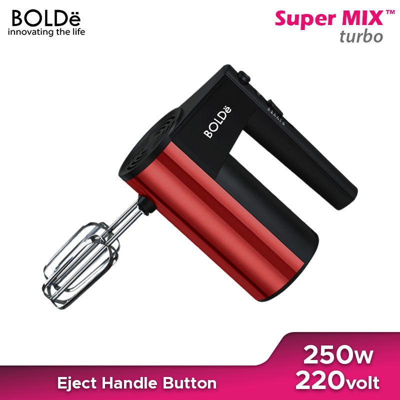 Bolde Super Mix Turbo Hand Mixer 5speed Body สแตนเลส Supermix