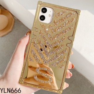 เคสป้องกันโทรศัพท์มือถือ ทรงสี่เหลี่ยม หรูหรา สําหรับ Samsung NOTE 8 9 10 PRO S8 S9 S10 PLUS S20 S20ultra S20FE S21FE S21U S22U S23U S20 S21 S22 S23 PLUS