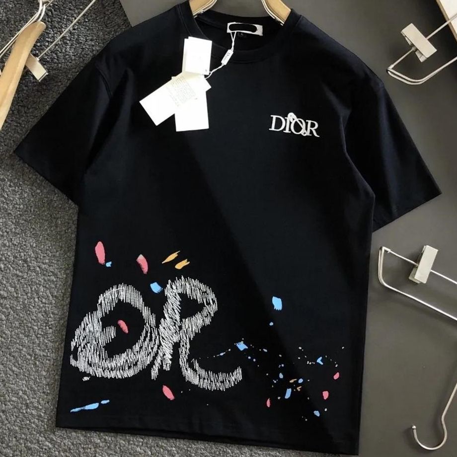 เสื้อยืดแขนสั้น คอปก พิมพ์ลายตัวอักษร แฟชั่นฤดูร้อน สําหรับผู้ชาย และผู้หญิง