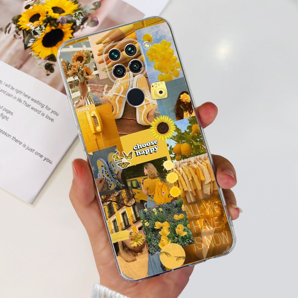 Xiaomi Redmi Note 9 9S Note9 Pro Max 9Pro เคสโทรศัพท์ซิลิโคน TPU แบบนิ่ม ลายแมวไดโนเสาร์น่ารัก