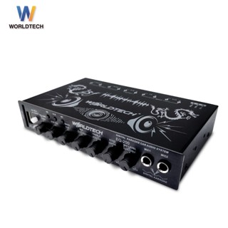 ลำโพง Worldtech รุ่น EQ-200_BLK ปรีแอมป์รถยนต์ อีควอไลเซอร์ Equalizer 7 band , ปรีแอมป์รถยนต์,ปรีคาราโอเกะ