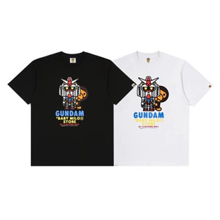 2023 New BAPE T Shirt Men Women All-match High Quality Casual Monkey Printing Short Sleeve A Bathing Ape Top Tee_02