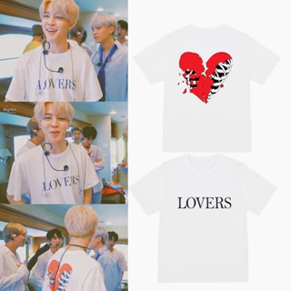  ใหม่เอี่ยมเสื้อากรีน lovers BTS JIMIN  เสื้อแบบจีมิน [S-3XL]