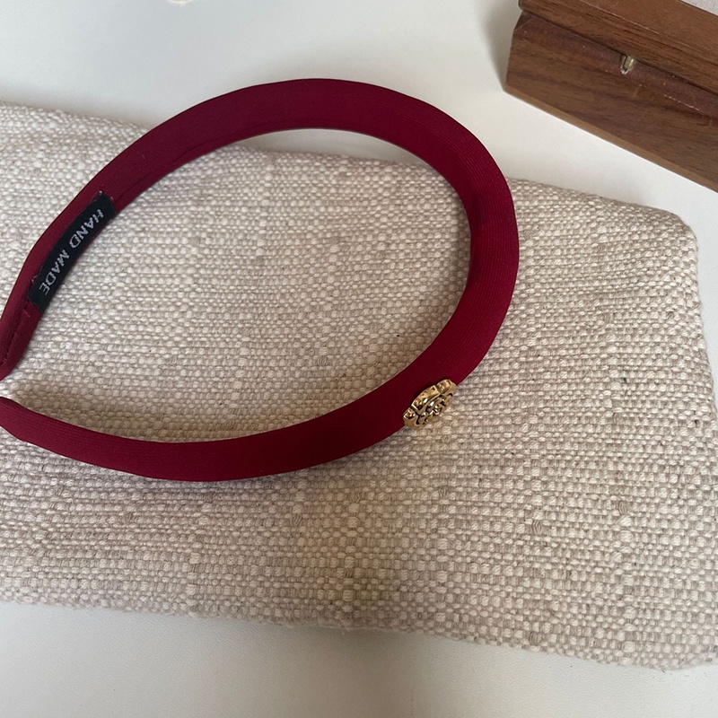 ใหม่ ที่คาดผม ลายดอกคามิเลีย สไตล์เรโทร เครื่องประดับ สําหรับผู้หญิง - รูปที่ 4