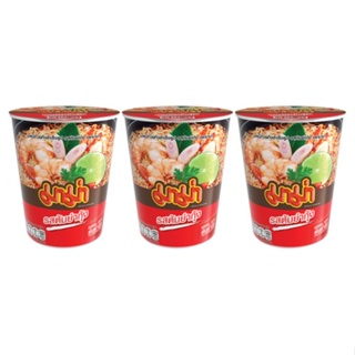 มาม่าคัพหมี่ต้มยำกุ้ง60ก. 3MAMA  แพ็คCUP INST.NOODLE TOMYUMKUNG60G.PACK3