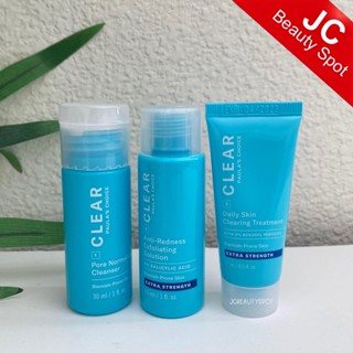 3pcs. Paulas Choice Skincare CLEAR Extra Strength Travel Kit.