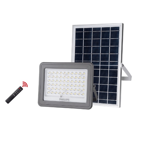 PHILIPS ฟลัดไลท์โซลาร์เซลล์ 150W 1500lm 6500K รุ่น BVC080 แสงเดย์ไลท์