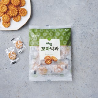 Lotte Mini Honey Yakgwa 140g / ORGA Honey Yakgwa 200g (เค้กหวานดั้งเดิมจากแป้งเกาหลี)