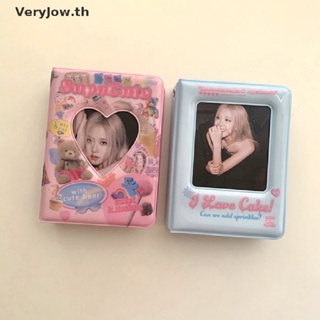 [VeryJow] อัลบั้มรูปโพลารอยด์ ทรงสี่เหลี่ยม สีชมพู สีฟ้า 3 นิ้ว 40 ช่อง สําหรับใส่โฟโต้การ์ด ไอดอล [TH]