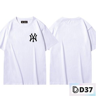 พร้อมส่ง  D37-เสื้อผู้ชาย/ผู้หญิง Mbl เสื้อยืดแขนสั้น ผ้าฝ้าย แบบบาง เหมาะกับฤดูร้อน สําหรับผู้ชาย และผู้หญิง_1