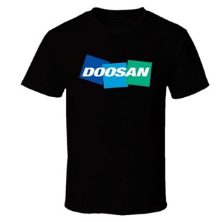 Yilin6 [พร้อมส่ง] เสื้อยืดแขนสั้นลําลอง ผ้าฝ้าย 100% พิมพ์ลาย Doosan พลัสไซซ์ ของขวัญวันเกิด สําหรับผู้ชาย XS-6XL