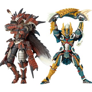 โมเดลฟิกเกอร์ Monster Hunter Jinou Rathalos Revoltech Yamaguchi ขนาด 17 ซม. ของเล่นสําหรับผู้ใหญ่