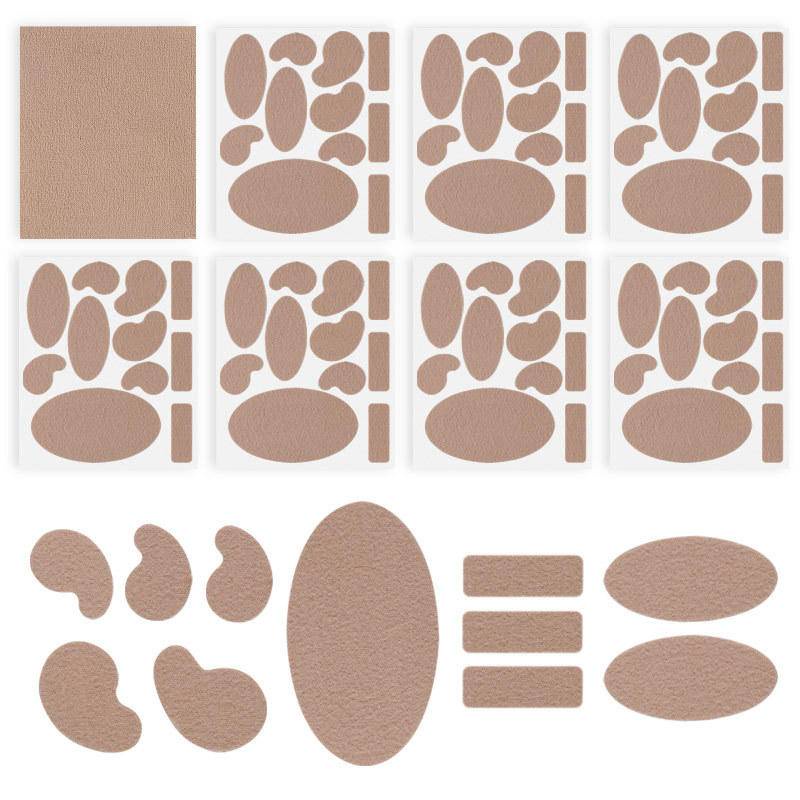 2pcs Moleskin เทป Flannel กาวแผ่นส้นสติกเกอร์ Blister ป้องกัน Anti-wear Heel Pads สําหรับฟุตผ้า Padding