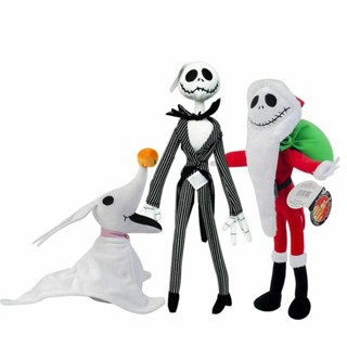 ตุ๊กตาของเล่นรูปทรง jack skellington &amp; santa jack &amp; zero สําหรับเด็ก