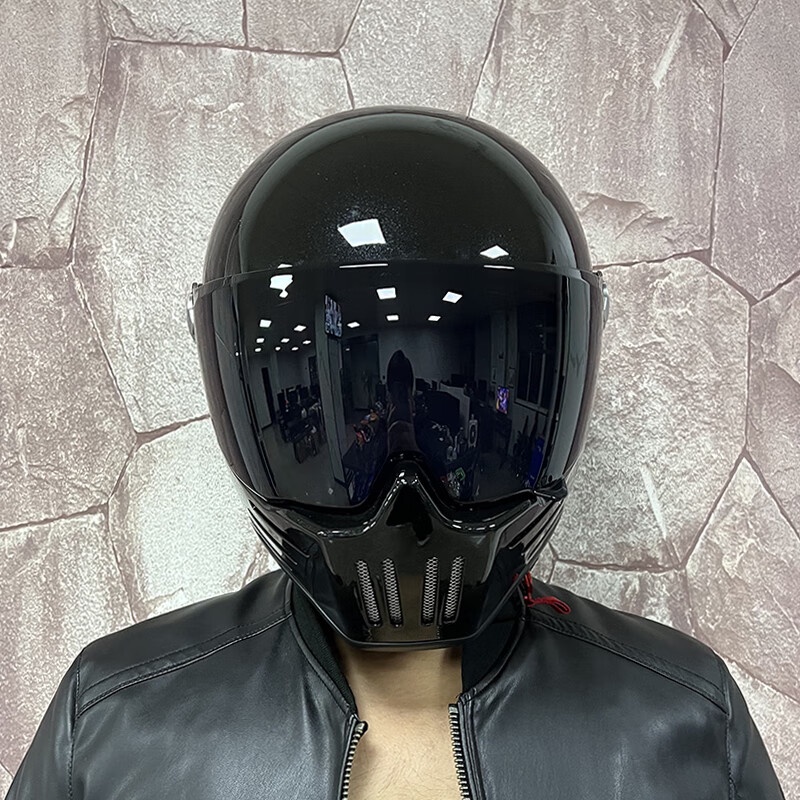 หมวกกันน็อค แบบเต็มใบ ลาย Ghost Rider สําหรับขี่รถจักรยานยนต์