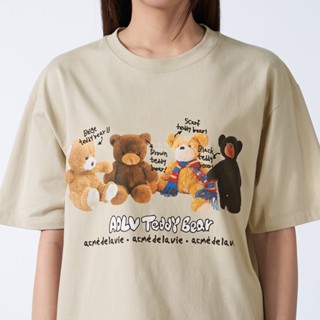 [ADLV] 100% authentic UNISEX Over fit T-SHIRT (graphic - TEDDY BEAR DOLL FRIENDS)_02