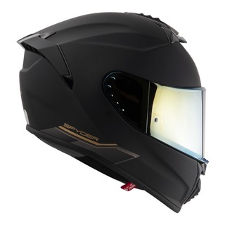 SPYDER FLIGHT PD S0A Full Face Fiber Glass Dual Visor with Double D-Ring Motorcycle Helmet