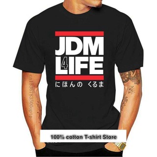 เสื้อยืดผ้าฝ้าย พิมพ์ลาย Camisa Con Estampado Jdm4 Life Drift Drag Race Import Japn Skyline Evo Moda De Verano สําหรับผู้ชาย