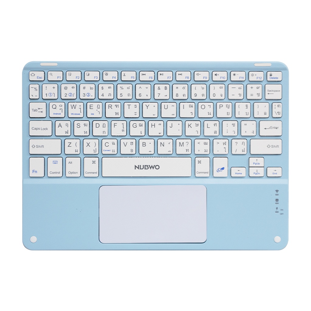 BLUETOOTH KEYBOARD NUBWO NKB106 (BLUE)