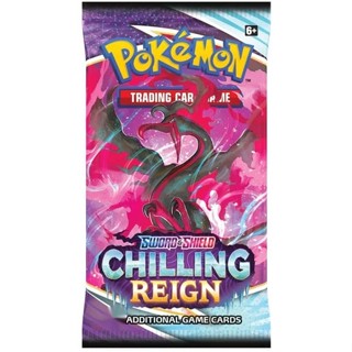 การ์ดโปเกม่อน TCG Chilling Reign Booster Pack (9 ใบ) สําหรับเด็ก