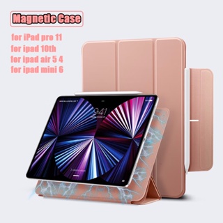 เคสอัจฉริยะ แบบแม่เหล็ก พร้อมขาตั้ง สําหรับ iPad 10th 10.9 2022 Air 5 4 Pro 11 2022 4th 2021 2020 2018 Mini 6