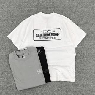 Neighborhood NH-1 C-TEE SS NBHD BAR เสื้อยืดแขนสั้น สําหรับผู้ชาย