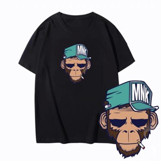 Cool monkey print design T-shirt cotton unisex COD asia size_02