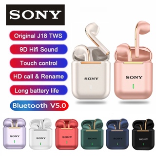 Sony J18 TWS หูฟังบลูทูธไร้สาย True Wireless Headset กันน้ํา หูฟังเล่นเกม HIFI หูฟังสเตอริโอ