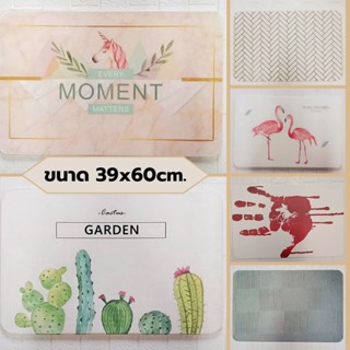 💥(ราคาถูก)💥(คละลาย) พรมหินเช็ดเท้าญี่ปุ่นลายน่ารัก ขนาด 39x60cm.