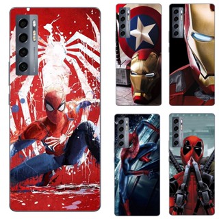 เคสโทรศัพท์ซิลิโคน TPU แบบนิ่ม ลายซุปเปอร์ฮีโร่ Marvel สําหรับ TCL 20 Pro 5G