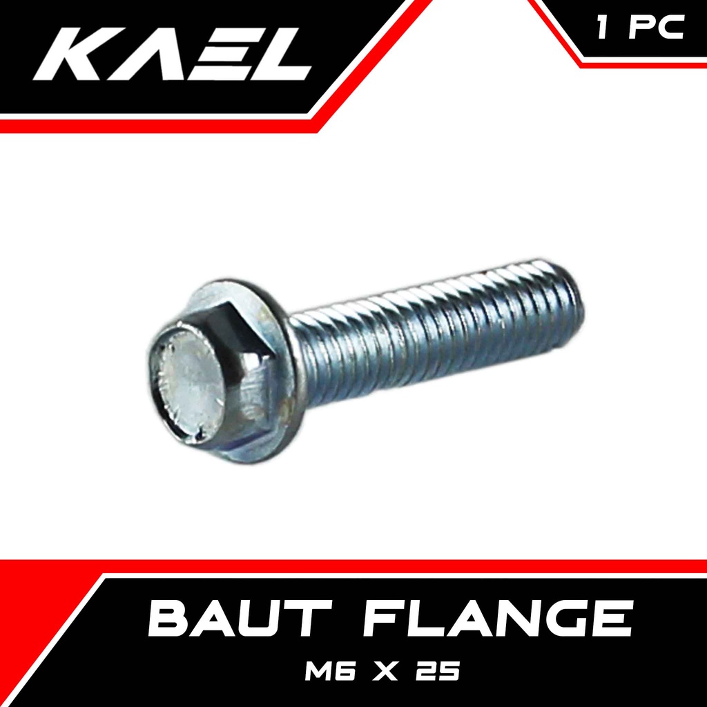 หน้าแปลน Bolt 25 มม. Bolt Fleng Pleng 6x25 M6x25 6x25 6 x 25 M6 K8 Key 8