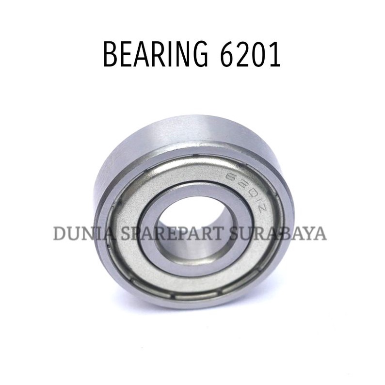 BEARING 6201 ZZ / 6201Z LAKER 6201ZZ LAR BALL IRON BEARING IRON COVER 6201 Z