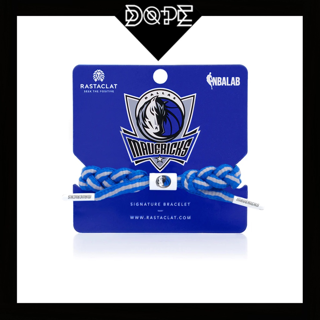 [สร้อยข้อมือ Rastaclat ของแท้] Rastaclat x NBA: Dallas Mavericks