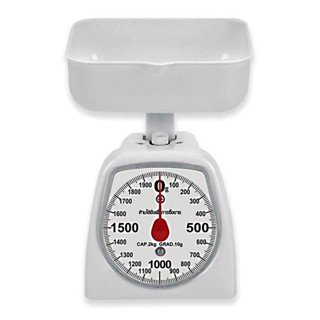 เครื่องชั่งพลาสติก สีขาวPlastic กก. 2 KitchenScale 2kg White