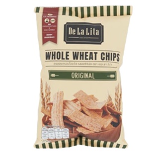 เดอลาลิต้าโฮลวีตชิปส์รสออริจินัล LA 30กรัม DELITA WHOLE WHEATCHIPSORIGINAL