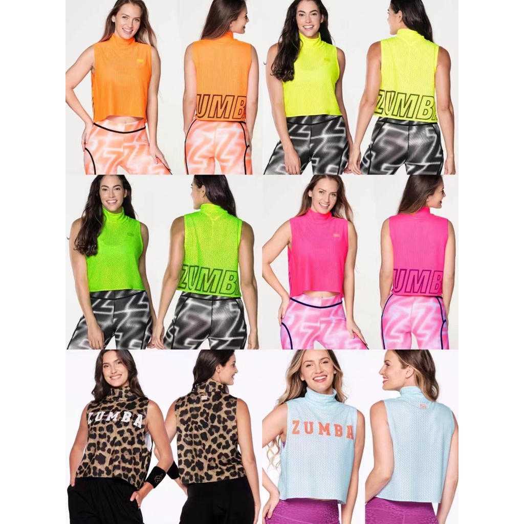 Zumba zumba ZW ฤดูใบไม้ร่วงเสือดาวพิมพ์สีดําสีฟ้าอ่อนคอเต่าเสื้อกั๊กด้านบนผู้หญิง zumba ฟิตเนสกีฬาแขนกุดสามารถจัดส่งสิงคโปร์เวียดนามมาเลเซียฟิลิปปินส์ประเทศไทยโปแลนด์