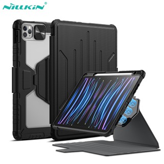 Nillkin เคสแท็บเล็ตหนัง ฝาพับแม่เหล็ก พร้อมช่องใส่ปากกา ถอดออกได้ สําหรับ IPad 10 (2022) 10.9 2022