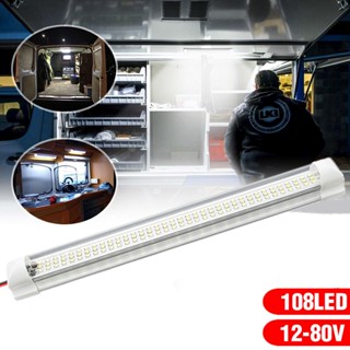 12-80V Led RV เพดานโดมไฟ LED ภายในสำหรับรถพ่วง/ผู้ออกค่าย/รถบรรทุก/คาราวาน/รถตู้อุปกรณ์เสริมในรถยนต์