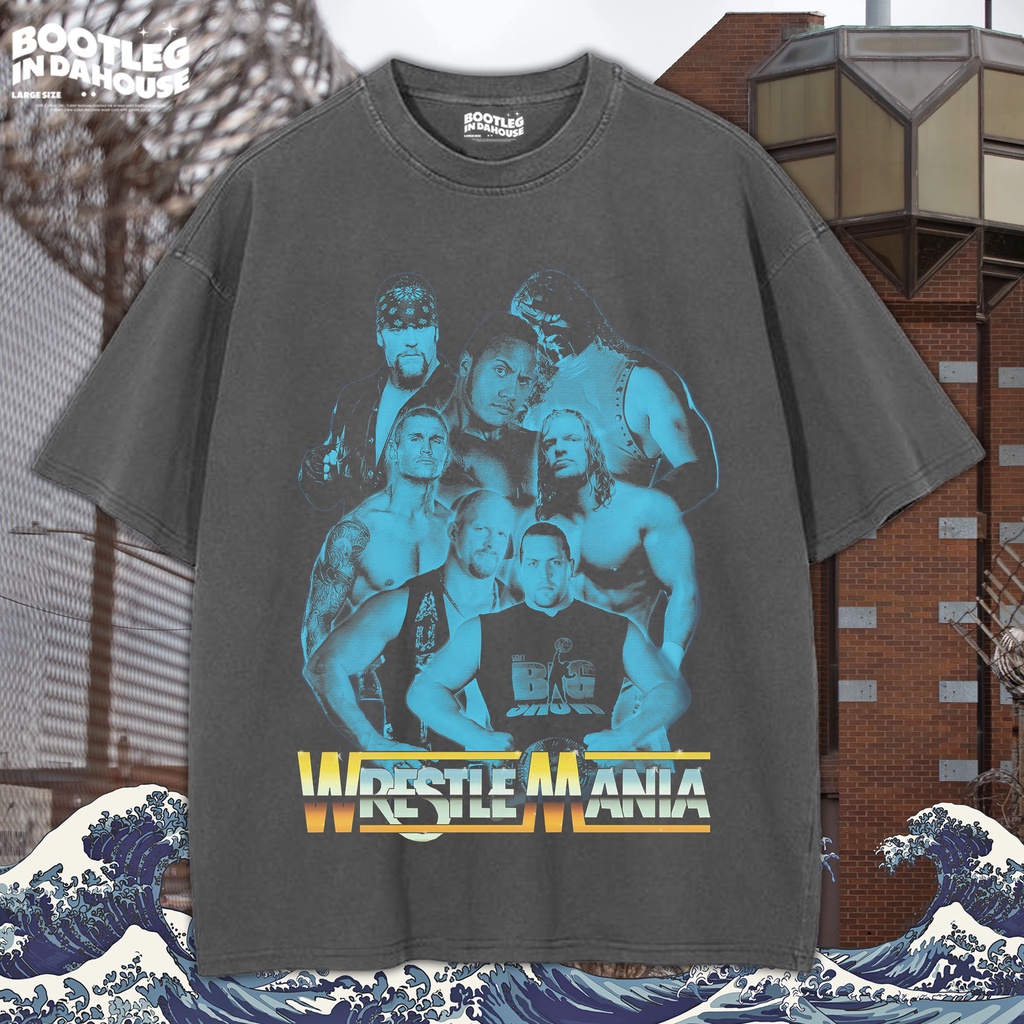 Wrestlemania เสื้อยืด Oversize / เสื้อยืด Oversize WRESTLEMANIA