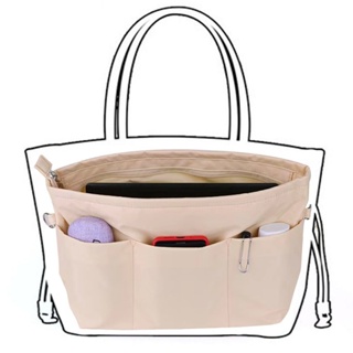 LONGCHAMP กระเป๋าเครื่องสําอาง ผ้าไนล่อน แบบพกพา ขนาดใหญ่ จุของได้เยอะ