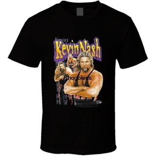 เสื้อยืด พิมพ์ลายนักมวยปล้ํา Kevin Nash ยอดนิยม สไตล์สปอร์ต