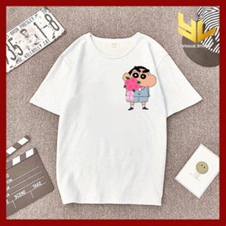 &lt;YL Vogue&gt; Crayon ShinChan T-Shirt/Oversize/Couple/Baju/Unisex/TShirt Perempuan/T-Shirt Lelaki/Couple/Cotton/蜡笔小新_12