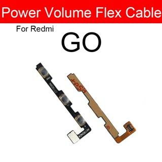 ระดับเสียง &amp;amp; สายแพปุ่มพาวเวอร์ แบบเปลี่ยน สําหรับ Xiaomi Redmi Go Audio Control And Screen Lock Button Flex Cable