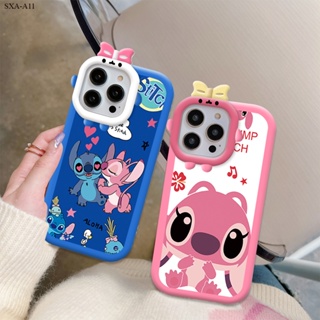 Samsung Galaxy A11 A12 A13 4G 5G เคสซัมซุง สำหรับ Case Cartoon Stitch เคส เคสโทรศัพท์ เคสมือถือ Full Back Cover Soft Silicone Cases Shockproof Casing Protective Shell