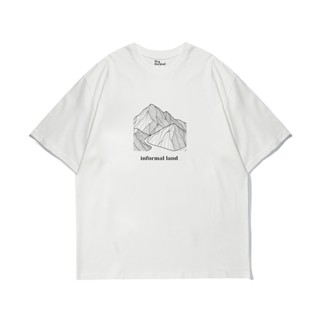 [S-5XL]เสื้อยืดโอเวอร์ไซส์ oversize "informal land"
