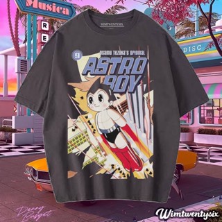 Astro BOY VINTAGE TEE T-SHIRT (OVERSIZE DARK Gray T-SHIRT)_03